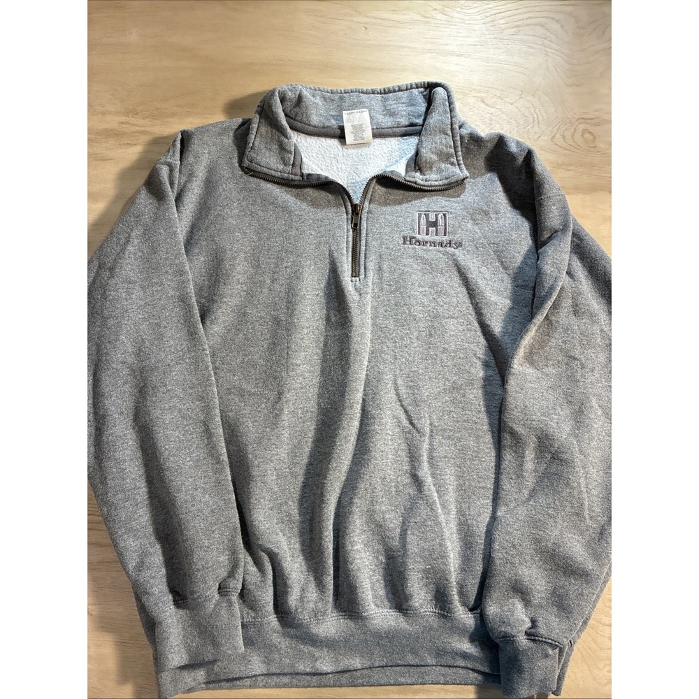 Hornady Performance 1/4 Zip Pullover‎ Men's Medium Long Sleeve Gray